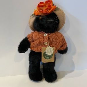 Boyds Bears Mrs Partridge Cat With Bearwear 1990-98 Archive Collection With Tags